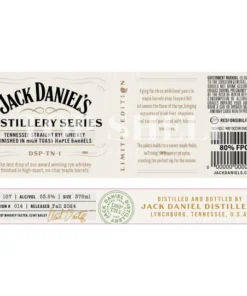 Jack Daniel’s Distillery Series No. 14 High Toast Maple Finished Rye