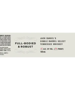 Jack Daniel’s Full-Bodied & Robust Single Barrel Select Tennessee Whiskey